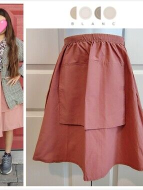 Coco Blanc Rose/Pink Skirt (NJ Brand)